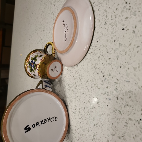 VINTAGE 3 Piece  Italian Sorrento Pottery - Picture 6 of 10